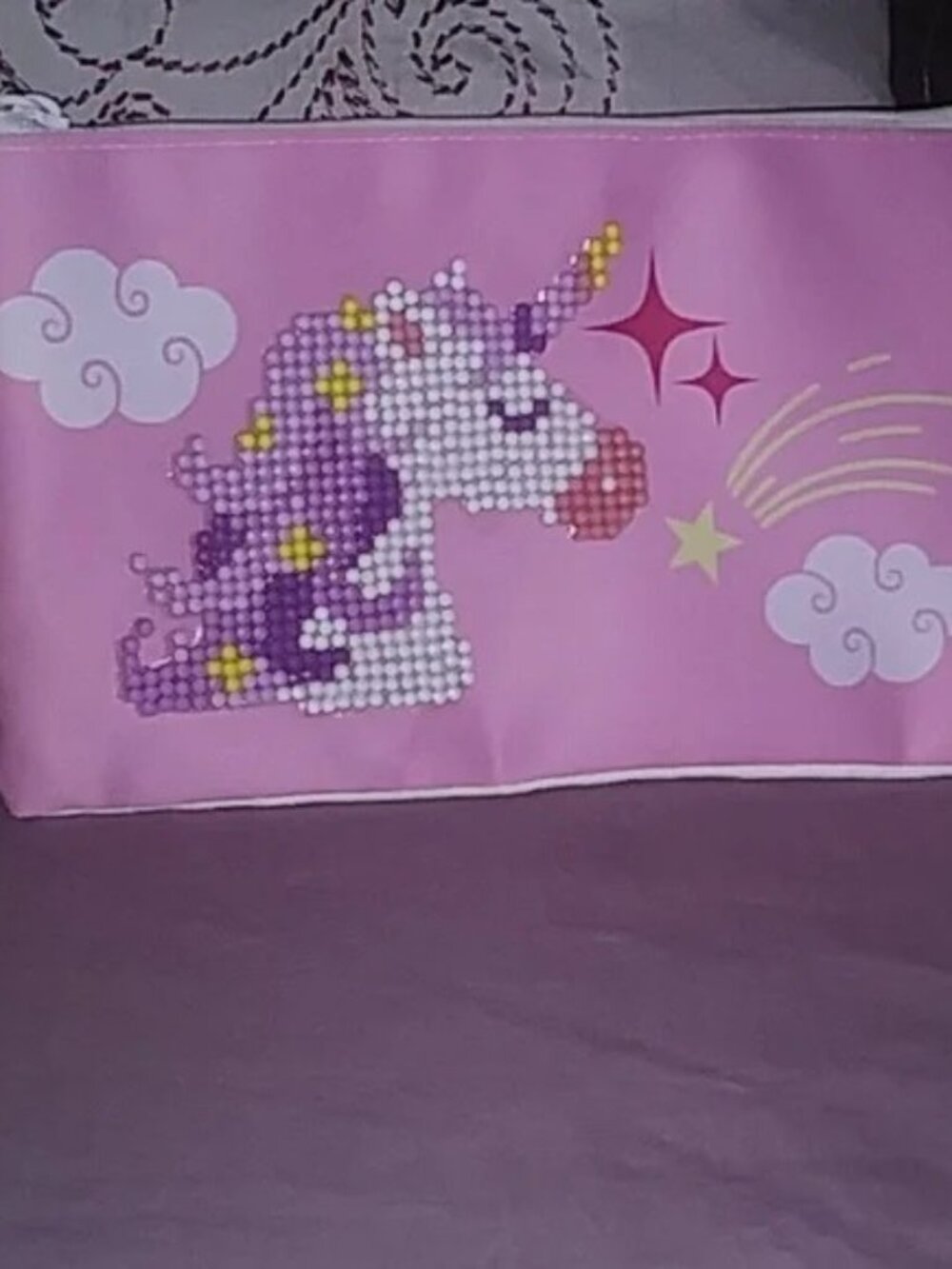 NWOT Diamond Unicorn Pouch